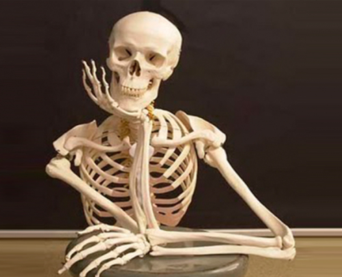 Esqueleto Esperando