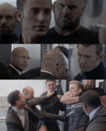 Capitán America Pelea en el Ascensor Meme Generator