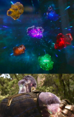 Thanos y las gemas del infinito Meme Generator