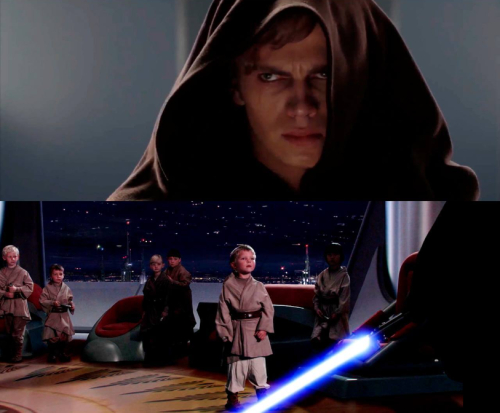 Anakin matando a niños padawans Anakin matando a niños padawans