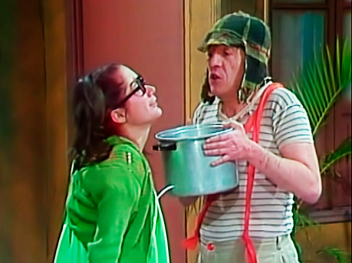 Ay chavo, me estás mojando Ay chavo, me estás mojando