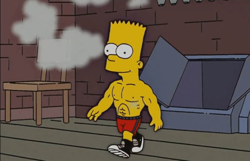 Bart musculoso Bart musculoso