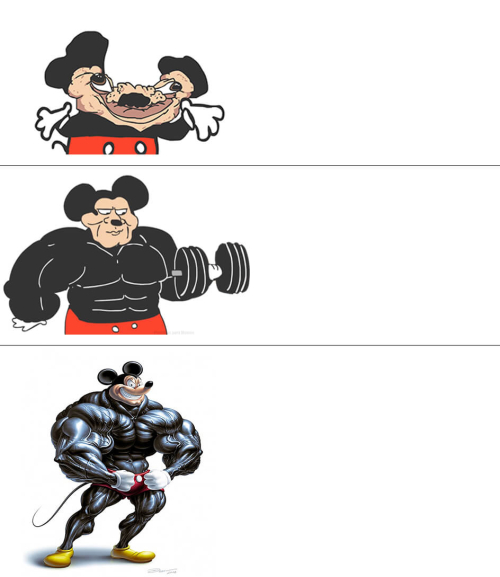 Buff Mickey Mouse Buff Mickey Mouse