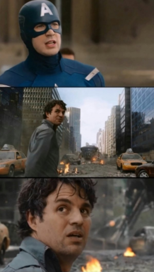 Capitán América vs Hulk