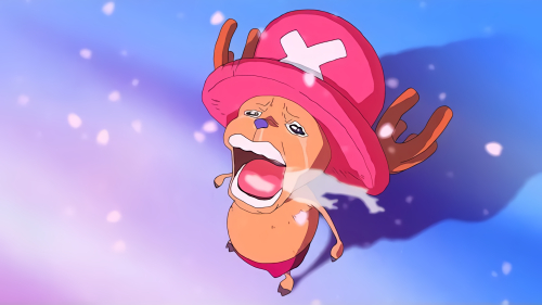 Chopper llorando