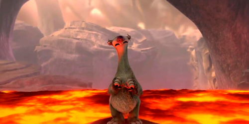 Este es el fin de Sid, el perezoso Este es el fin de Sid, el perezoso
