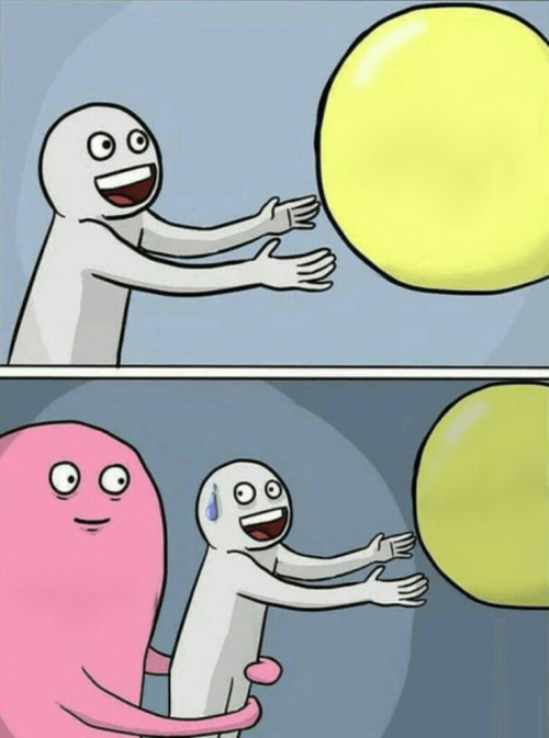 Globo huyendo Globo huyendo