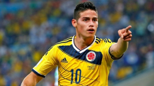 James Rodriguez con Colombia