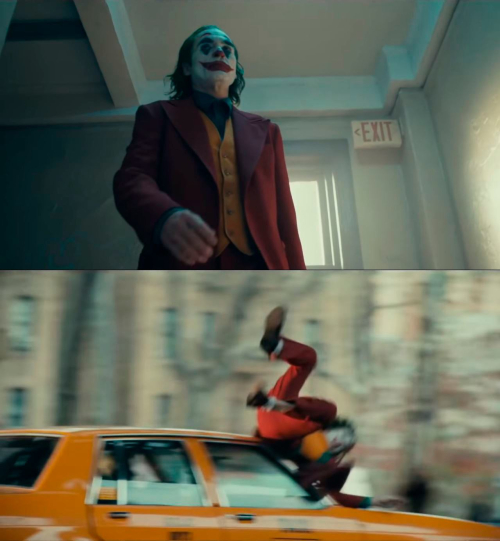 Joker siendo atropellado Joker siendo atropellado