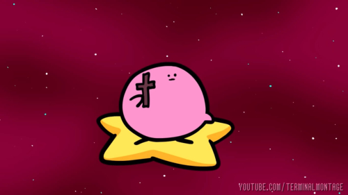 Kirby con una cruz Kirby con una cruz