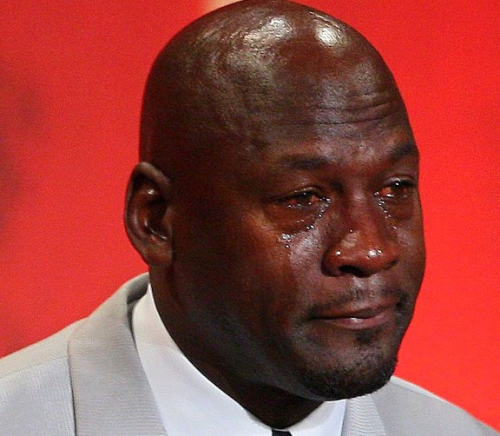 Michael Jordan llorando Michael Jordan llorando