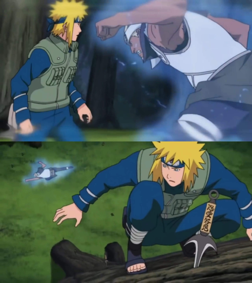 Minato vs Raikage Minato vs Raikage