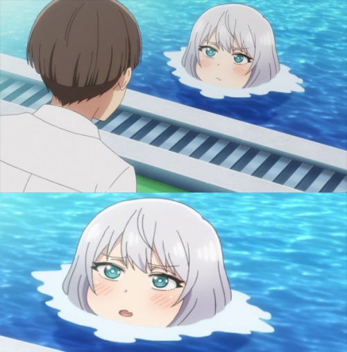 Oh senpai de la piscina, dime tu sabiduría Oh senpai de la piscina, dime tu sabiduría