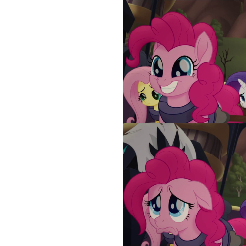 Pinkie Pie Triste, Pinkie Pie Feliz Pinkie Pie Triste, Pinkie Pie Feliz