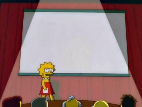 Presentación de Lisa Simpson Presentación de Lisa Simpson