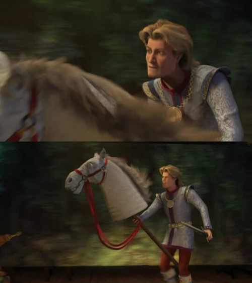 Príncipe encantador cabalgando Príncipe encantador cabalgando