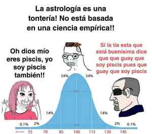 La astrología es una tontería, no está basada en una ciencia empírica