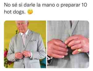 No sé si darle la mano o preparar 10 hot dogs