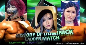 Iyo vs Asuka por la custodia de Kairi 