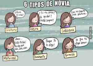 6 tipos de novia