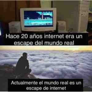 Hace 20 años internet era un escape del mundo real