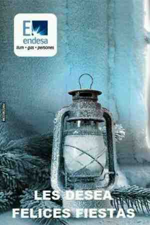 Endesa les desea felices fiestas