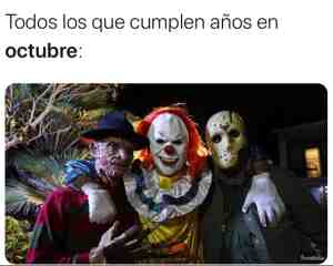 Todos los que cumplen años en octubre