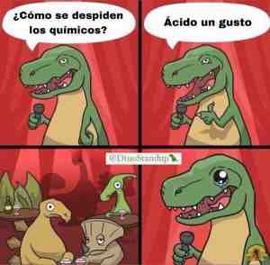 ¿Cómo se despiden los químicos?