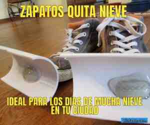 Zapatos quita nieve ideal para los días de mucha nieve en tu ciudad