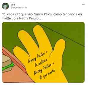 Cada vez que veo a Nancy Pelosi como tendencia en Twitter