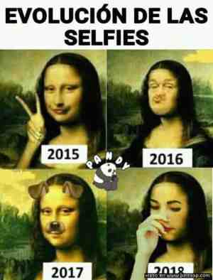 Evolución de los Selfies