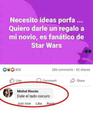 Ideas para darle un regalo a mi novio, es fanático de Star Wars