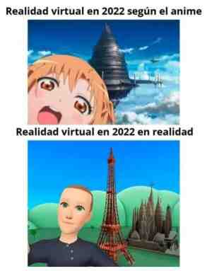 Realidad virtual en 2022 según el anime 