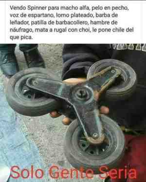 Spinner para macho alfa