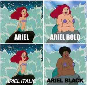 Tipos de Ariel