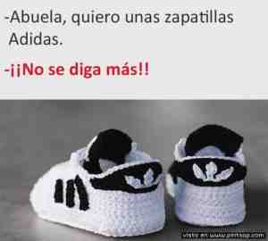 Abuela quiero unas zapatillas adidas