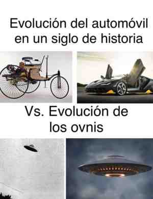Evolución del automóvil vs ovnis en un siglo de historia