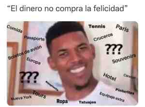 El dinero no compra la felicidad