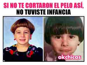 Si no te cortaron el pelo así no tuviste infancia