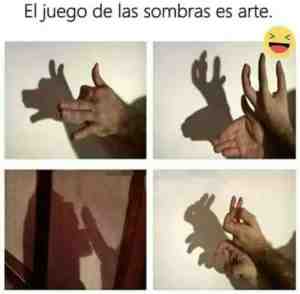 El juego de las sombras es arte