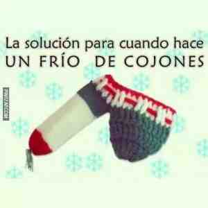 La solución para cuando hace un frío de cojones