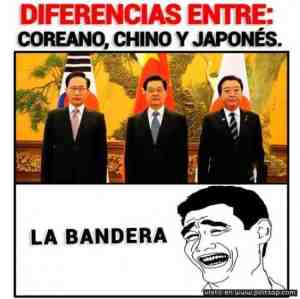 Diferencias entre coreano chino y japonés