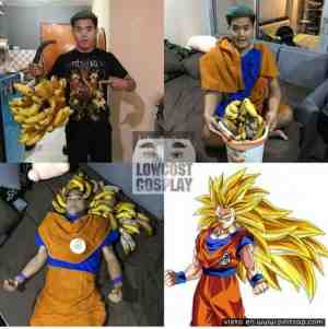 Cosplay económico Goku