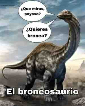 El broncosaurio