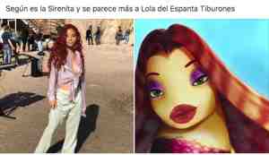 La nueva sirenita se parece más a lola del espanta tiburones