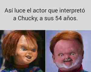 Así luce el actor que interpretó a Chucky a sus 54 años