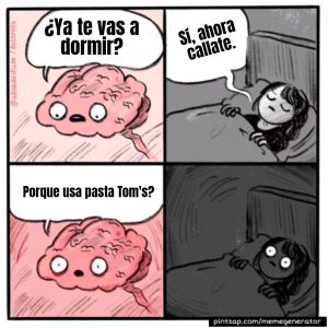 Ya te vas a dormir 