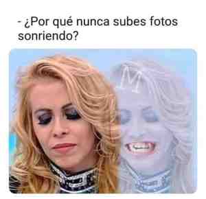 ¿Por qué nunca subes fotos sonriendo?