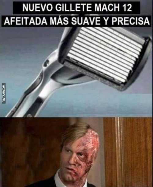 Nuevo gillete mach 12 afeitado mas suave y preciso