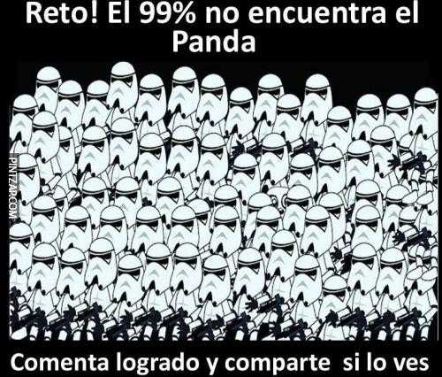 El 99% no encuentra al panda